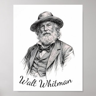 Affiche Walt Whitman