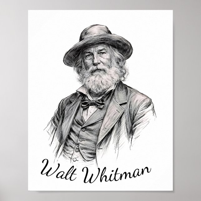 Affiche Walt Whitman  (Devant)