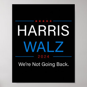 Affiche WAlzheimer 2024 Election Kamala Harris Tim W Waltz