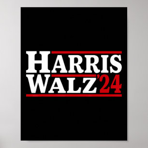 Affiche WAlzheimer 24 Élection Kamala Harris Tim Waltz 24