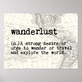 Affiche Wanderlust