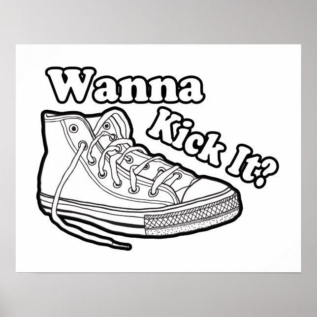 Affiche Wanna Kick It Basket (Devant)