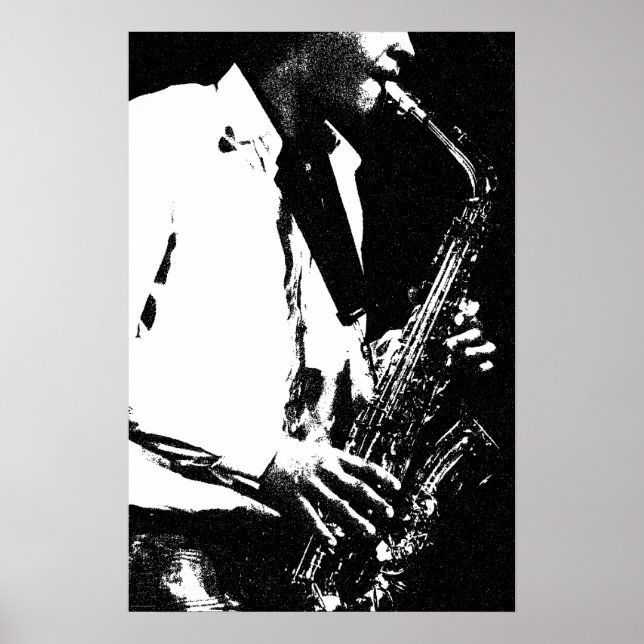 Affiche Wapcn saxophone (Devant)