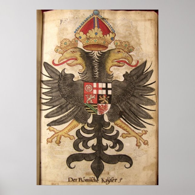 Affiche Wappen der Römische Kaiser aus dem Mittelalter (Devant)