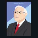 Affiche Warren Buffet (série Pop Art)<br><div class="desc">Le plus grand investisseur de tous les temps,  Warren Buffett incarne tout ce qui est juste en matière d'accumulation de richesse. Attrapez cette affiche encadrée de Warren Buffett inspirée de Pop Art dans la première de la série des plus grands investisseurs de tous les temps !</div>