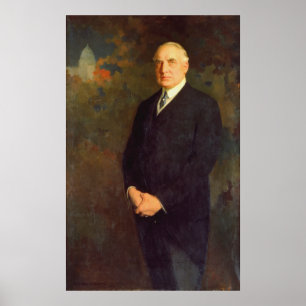 Affiche WARREN G. HARDING Portrait par Edmund Hodgson Smar