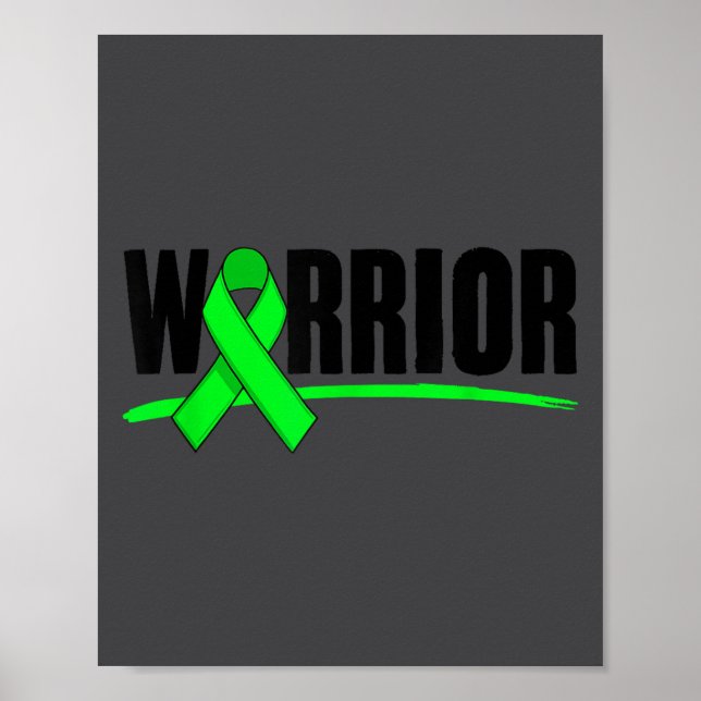 Affiche Warrior Depression Anxiety Mental Health Awareness (Devant)