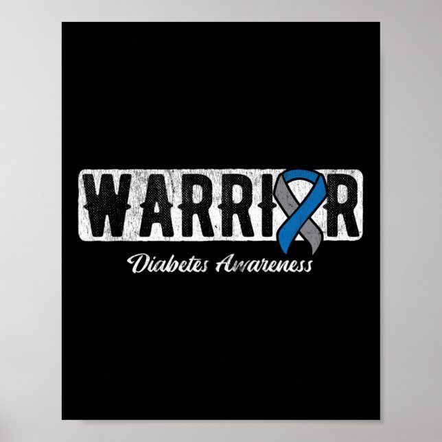 Affiche Warrior Diabetes Awareness  (Devant)