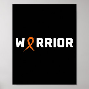 Affiche WARRIOR LEUKEMIA SHIRT - Sensibilisation au cancer