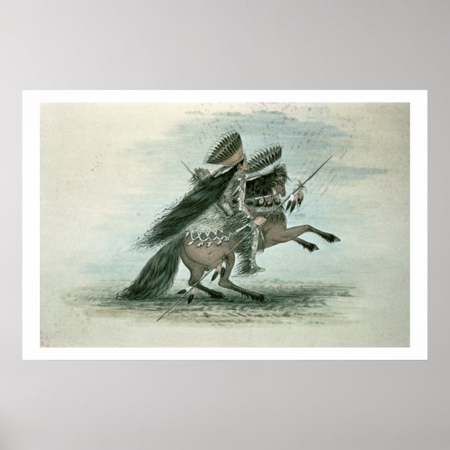 Affiche Warrior of the Crow Tribe (w/c on paper) (Devant)