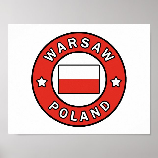 Affiche Warsaw Poland (Devant)
