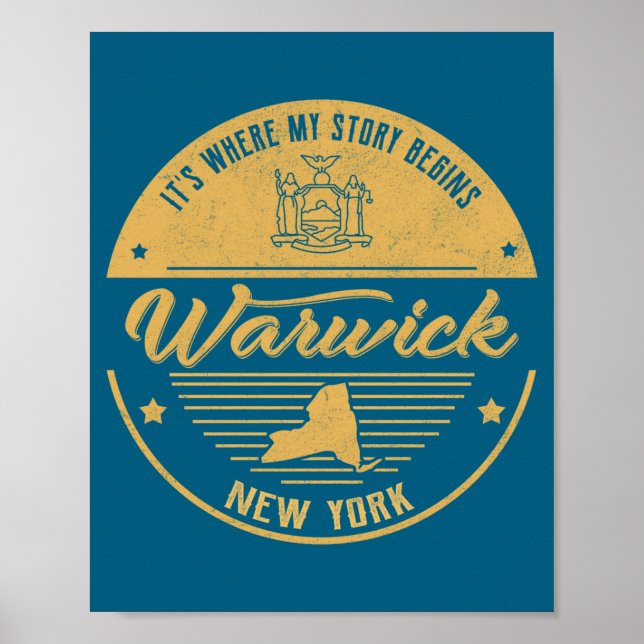 Affiche Warwick New York Its Where My Story Begins  (Devant)