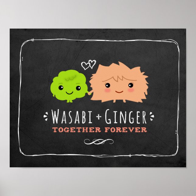 Affiche Wasabi et Gingembre Ensemble Pour Toujours (Devant)