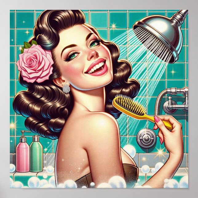 Affiche Wash away your worries! (Devant)