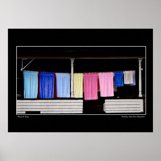 Affiche Washday Stark New Hampshire (Devant)