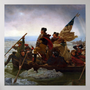 Affiche Washington Crossing the Delaware