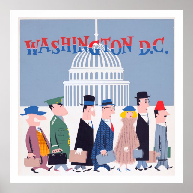 Affiche Washington D.C. Politicians (Devant)