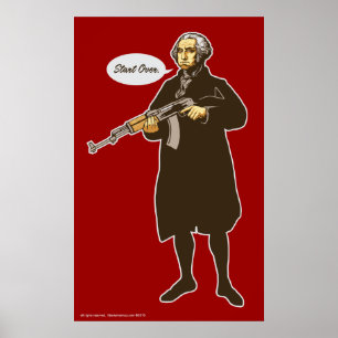 Affiche Washington "début au-dessus" de copie