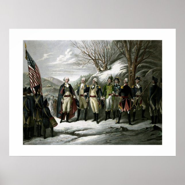 Affiche Washington et ses généraux (Devant)