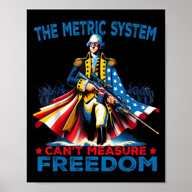 Affiche Washington The Metric System Can't Measure Dom  (Devant)