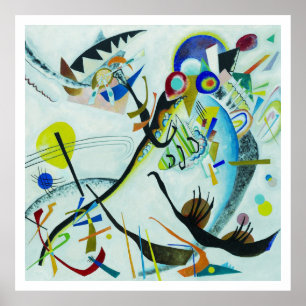 Affiche Wassily Kandinsky 1921 Segment bleu