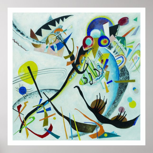 Affiche Wassily Kandinsky 1921 Segment bleu (Devant)