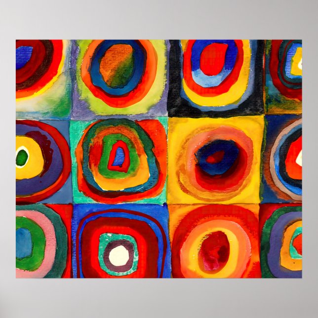 Affiche Wassily Kandinsky circles (Devant)