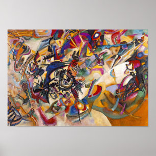 Affiche Wassily Kandinsky - Composition 7 Art Abstrait
