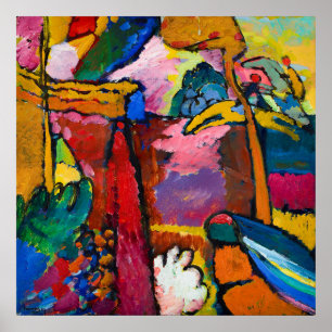 Affiche Wassily Kandinsky : Étude sur l'improvisation V