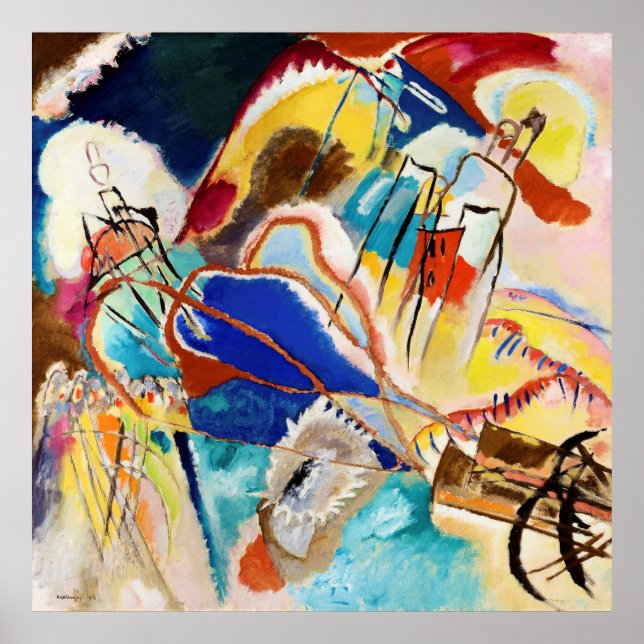Affiche Wassily Kandinsky | Improvisation no 30 - 1913 (Devant)
