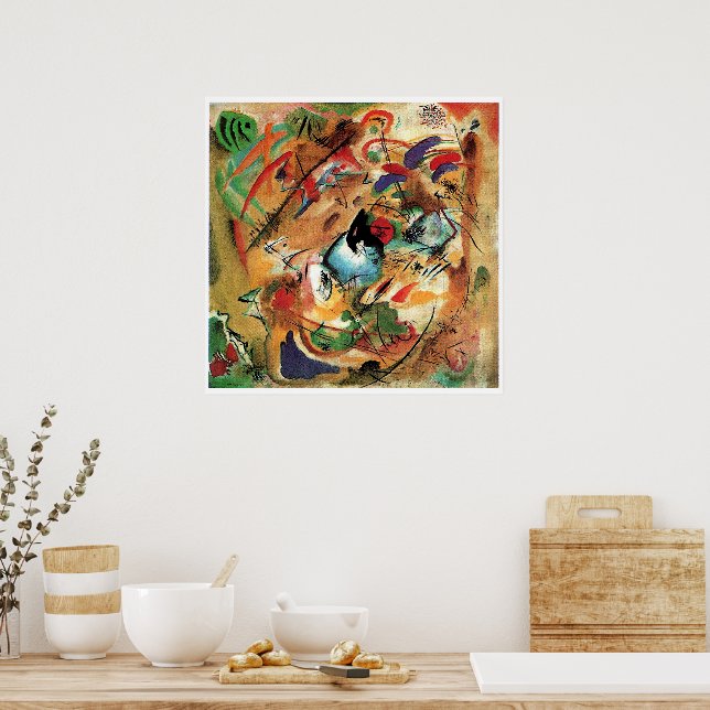 Affiche Wassily Kandinsky - Improvisation, Rêveuse, (Cuisine)