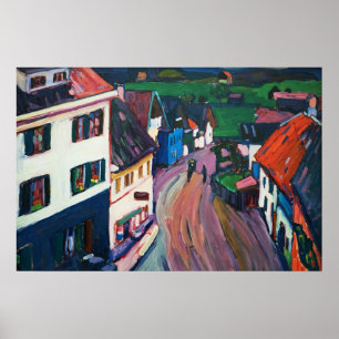 Affiche Wassily Kandinsky Le Paysage Urbain Vibrant Classi