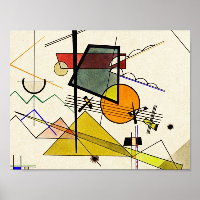 Affiche Wassily Kandinsky - Melodisch (Devant)