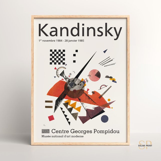 Affiche Wassily Kandinsky Small Worlds Bauhaus Abstrait (Créateur téléchargé)