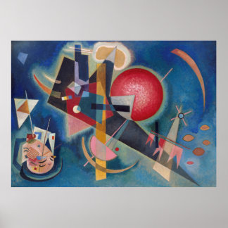 Affiche WASSIY KANDINSKY - En bleu