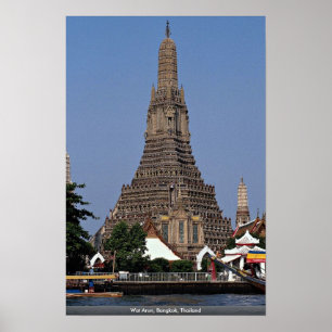 Affiche Wat Arun, Bangkok, Thaïlande