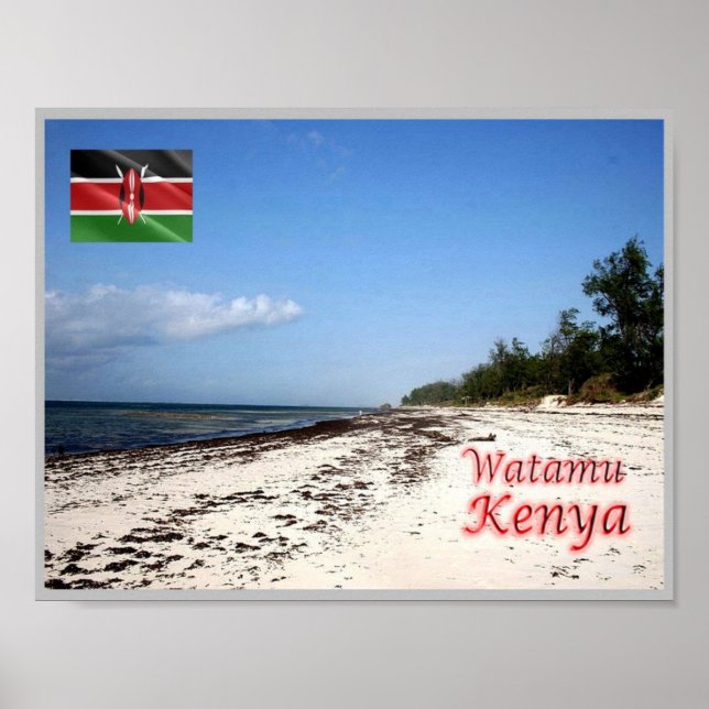 Affiche Watamu - Kenya - Panorama - (Devant)