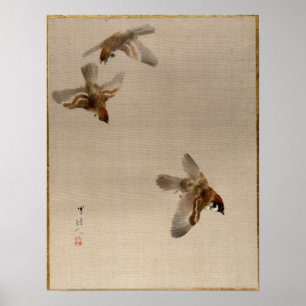 Affiche Watanabe Seitei Flèches volantes