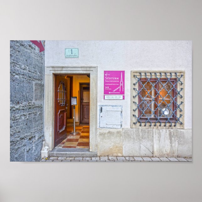 Affiche Watchmen's Tower, St. Stephen's Cathedral, Vienna (Devant)