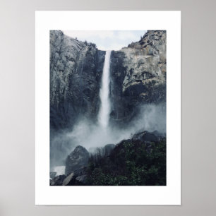 Affiche Water Falls Bridalveil Yosemite Photographie coule