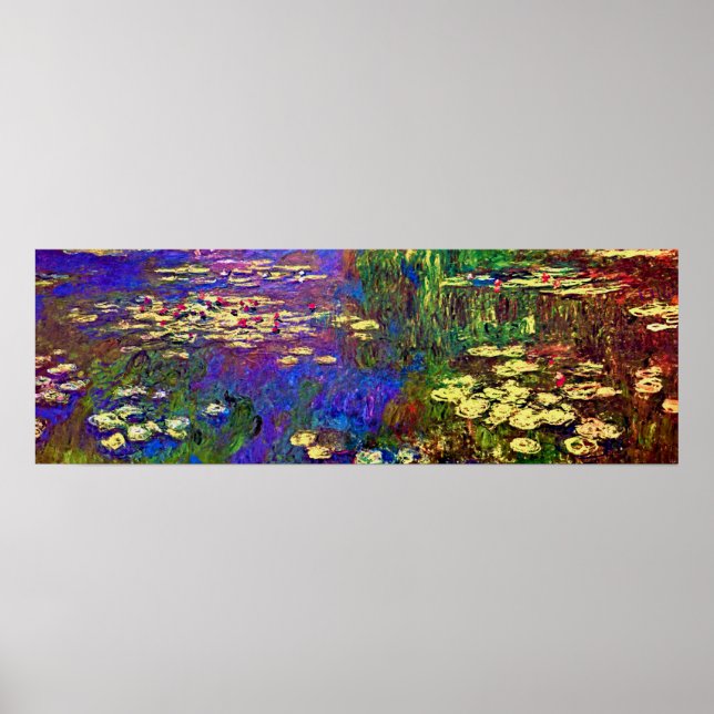 Affiche Water Lilies by Claude Monet (Devant)