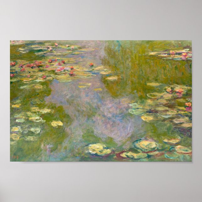 Affiche Water Lilies by Claude Monet (Devant)