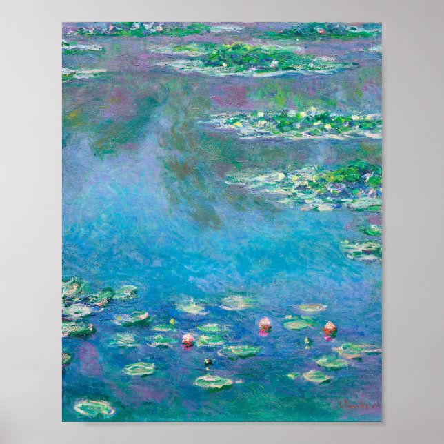 Affiche Water Lilies by Claude Monet (Devant)