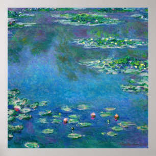 Affiche Water Lilies by Claude Monet