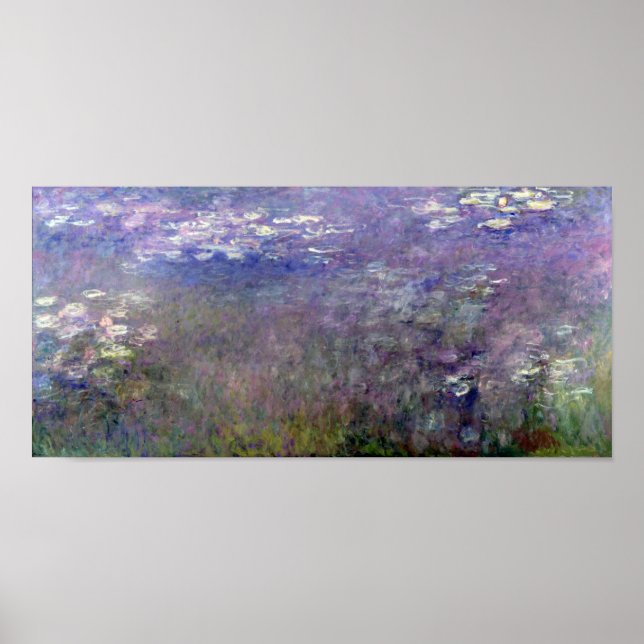 Affiche Water Lily Pond à Giverny, Claude Monet (Devant)