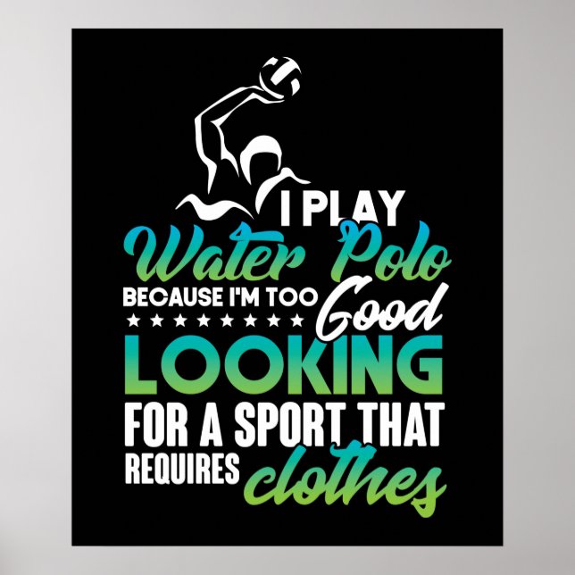 Affiche Water Polo Funny (Devant)