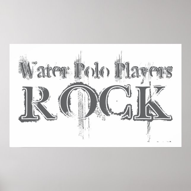 Affiche Water Polo Players Rock (Devant)