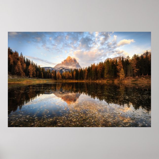 Affiche Water | Tre Cime Di Lavaredo Italy (Devant)