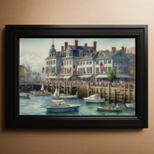 Affiche Watercolor East Coast Watercape