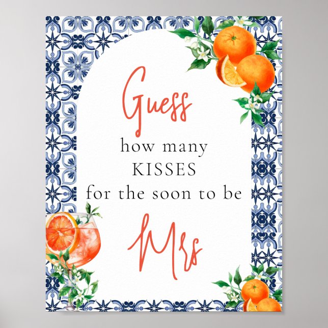 Affiche Watercolor Spritz Devine Combien De Jeux De Douche (Devant)